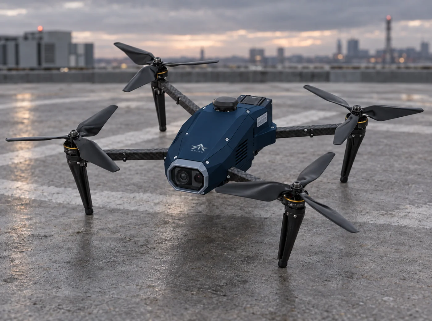 Dron AKIZU na streche